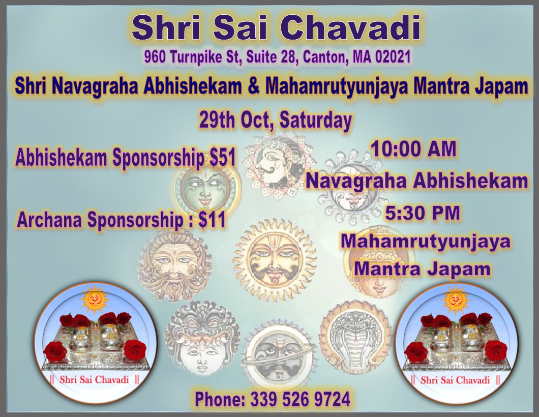 ShriSaiChavadi NavgrahaAbhishekam Oct2022